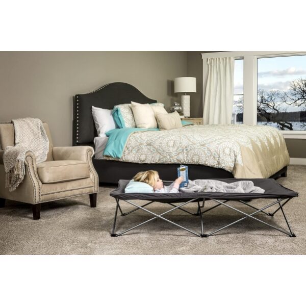 Regalo My Cot Portable Travel Bed, Includes Fitted Sheet,Seafoaam